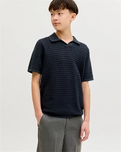 Jack & Jones Junior - JORNantucket Split Polo - Sky Captain